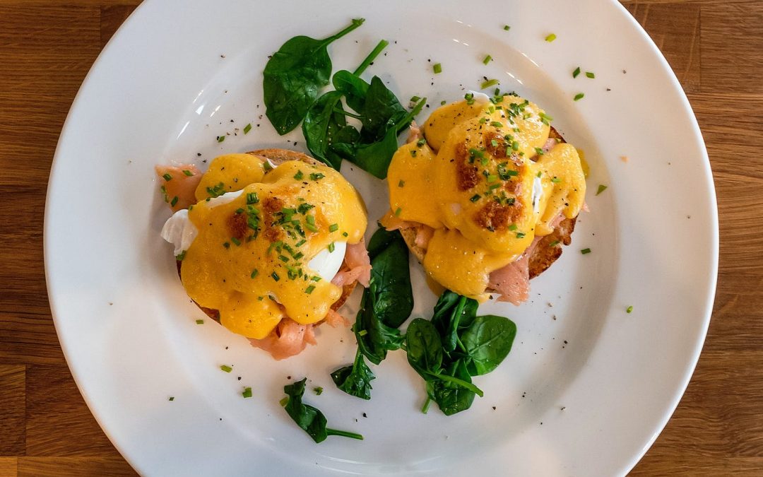 Smoked salmon and Brie Eggs Benedict  2