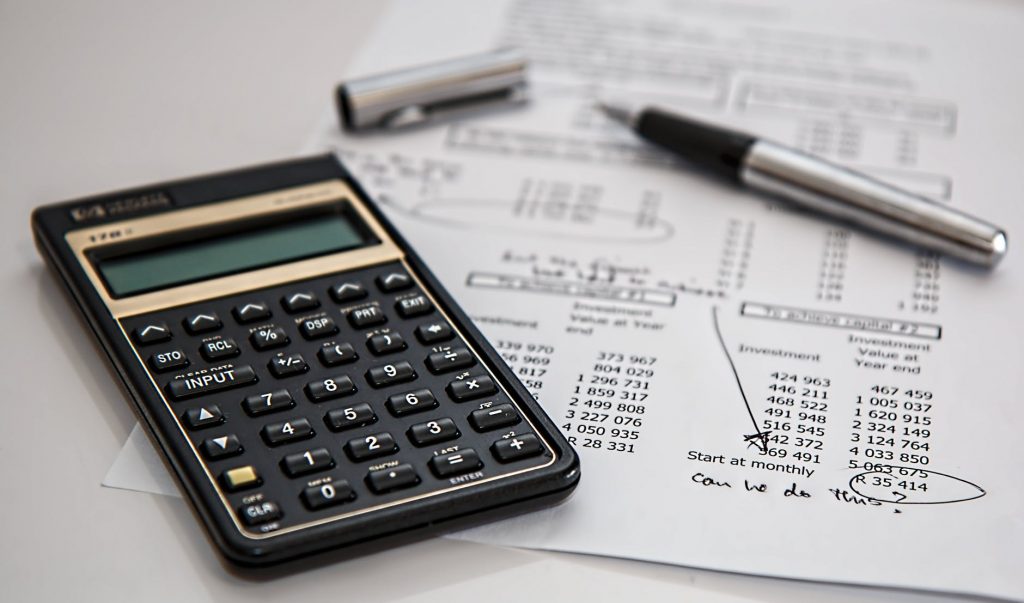 calculator calculation insurance finance